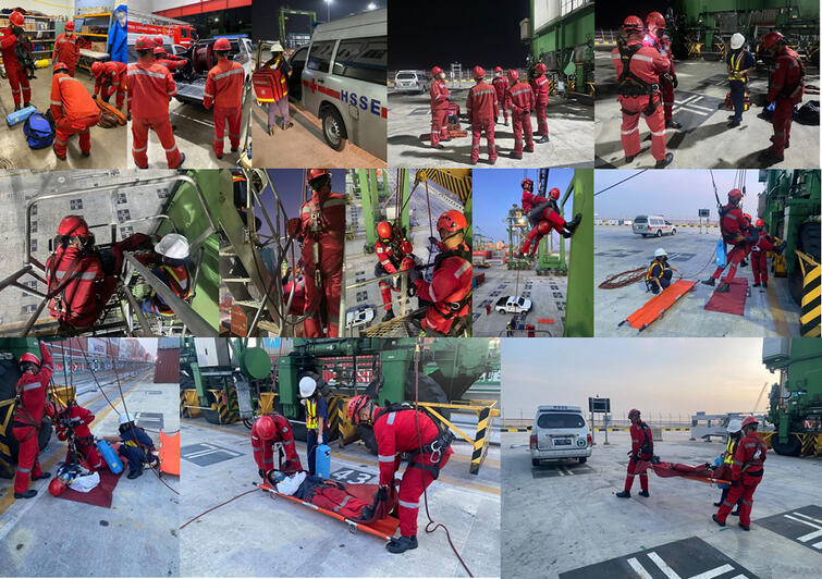 Vertical Rescue Drill